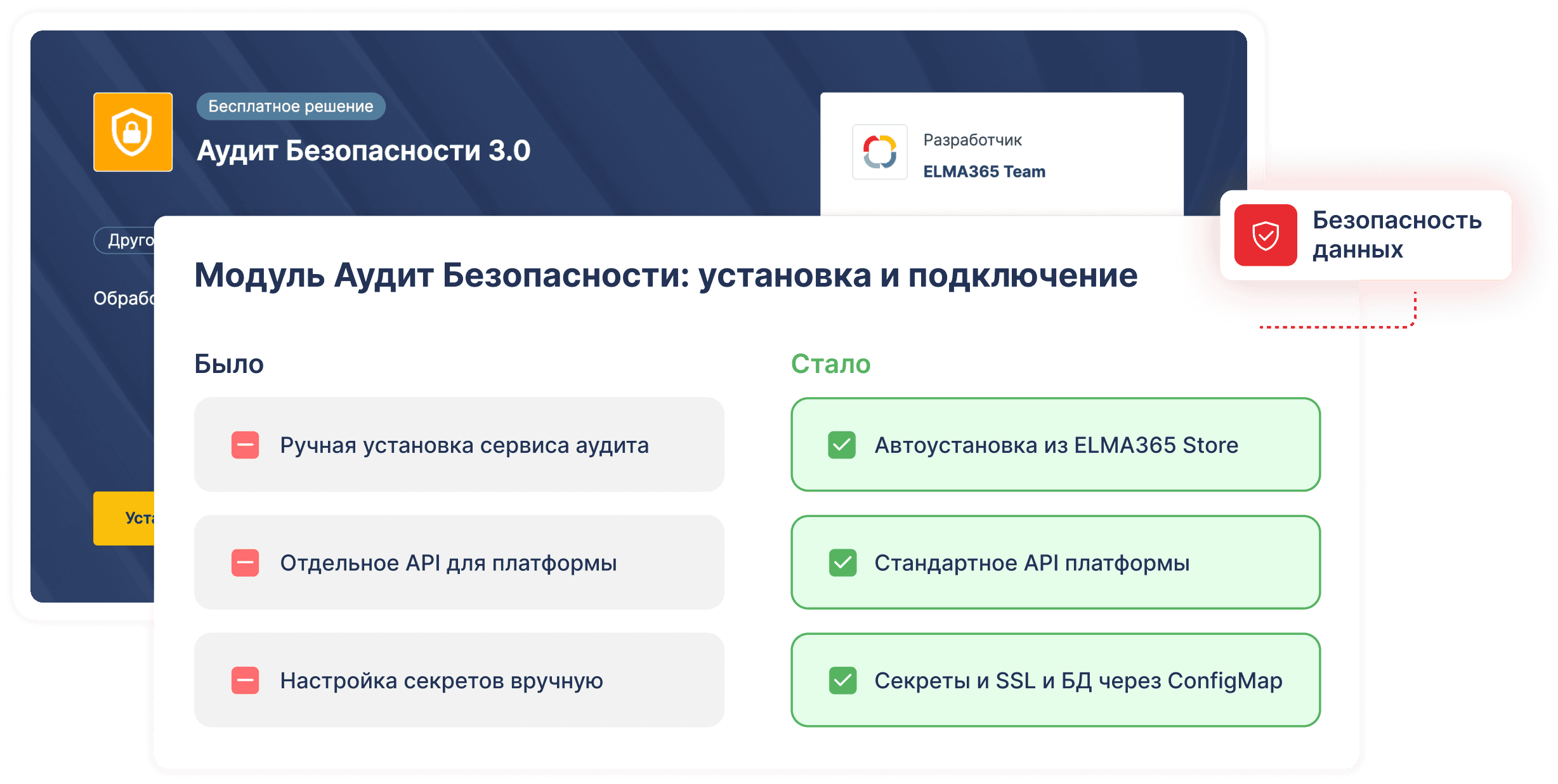 Новая версия модуля Аудит безопасности
