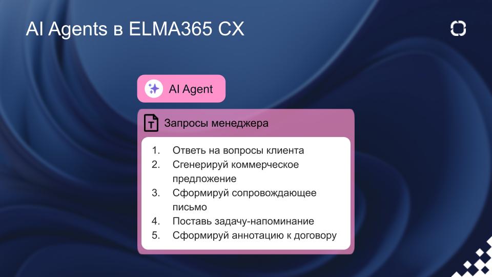 ИИ в CRM: Возможности AI Agents в ELMA365 CX