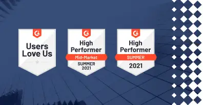 ELMA365 вновь вошла в сектор High performer в рейтинге BPM-систем G2 Grid Summer report