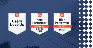 ELMA365 вновь вошла в сектор High performer в рейтинге BPM-систем G2 Grid Summer report