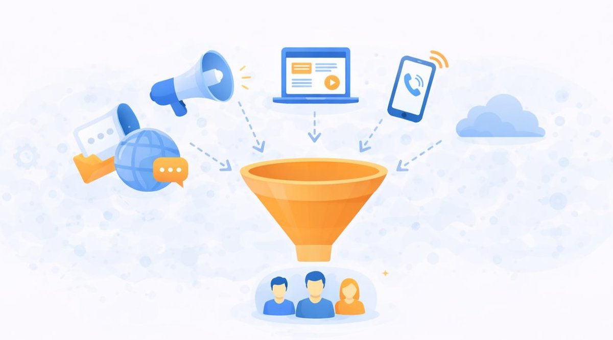 Источник лида и воронка продаж