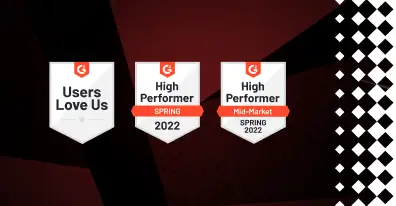 ELMA365 CRM  в квадранте High Performer рейтинга G2