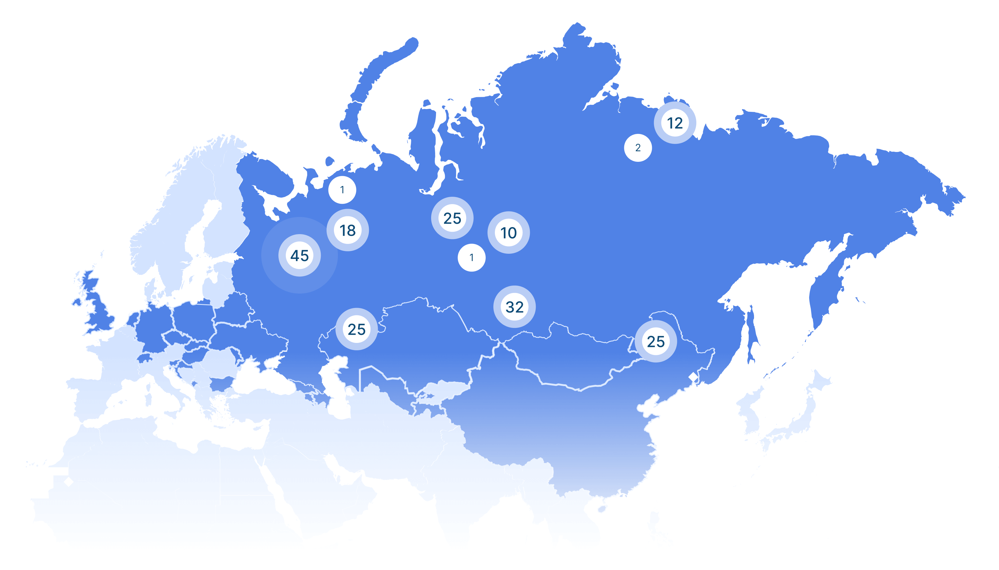 Карта партнерской сети ELMA