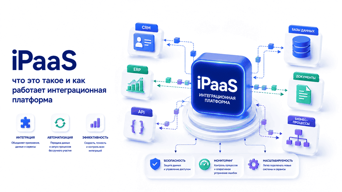 iPaaS - интеграционная платформа для объединения систем и обмена данными