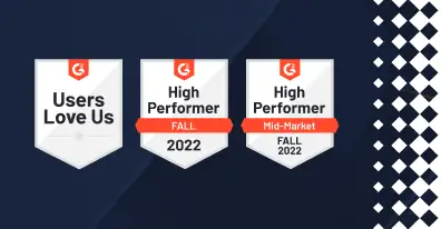ELMA365 в осеннем отчете рейтинга G2 Grid Fall report 2022
