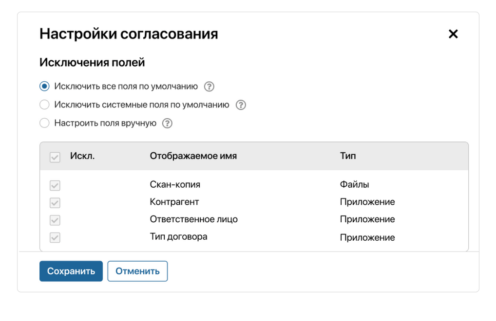 Гибкие маршруты согласования