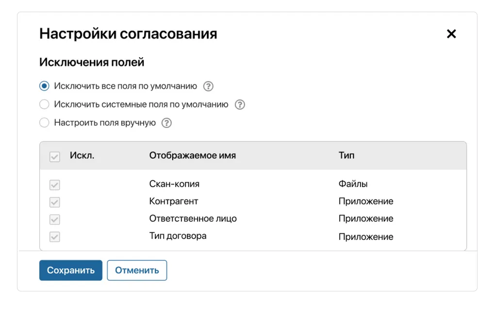 Гибкие маршруты согласования