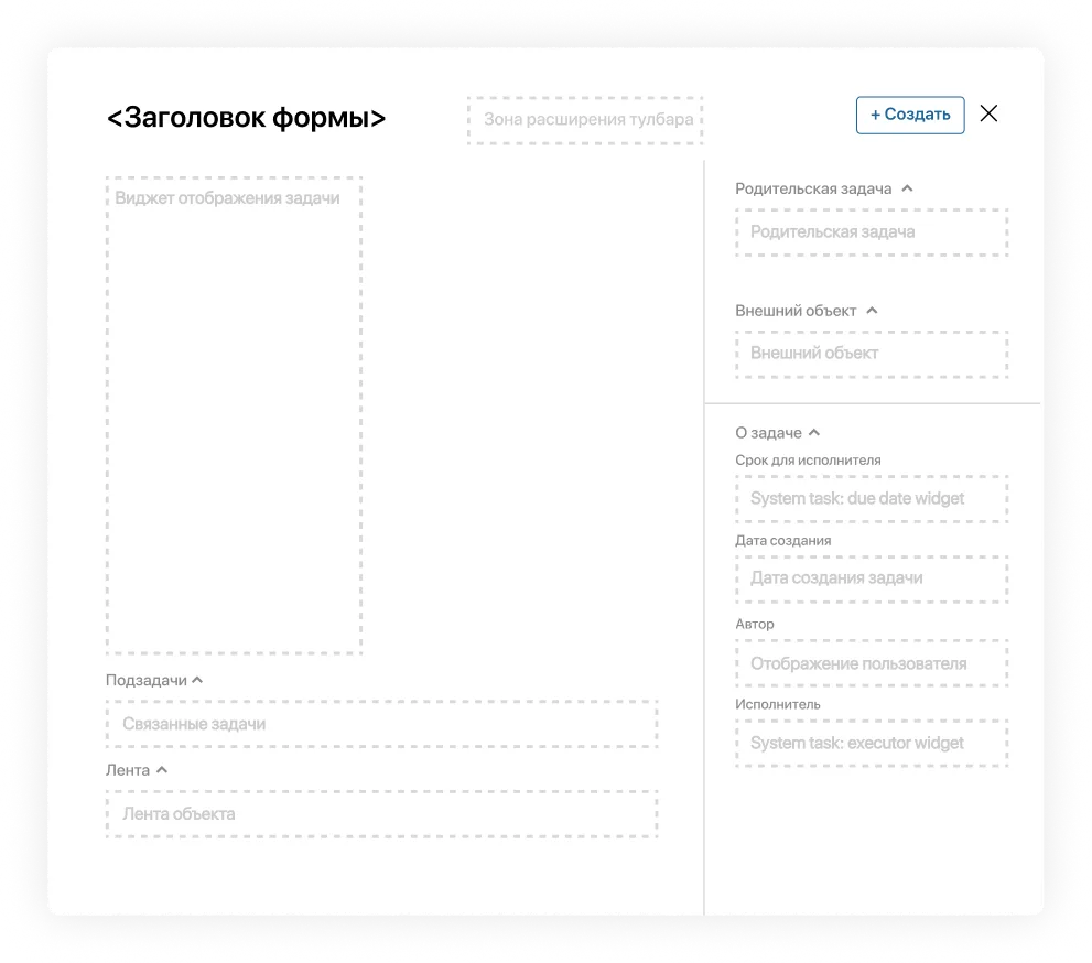 Гибкая настройка форм задач
