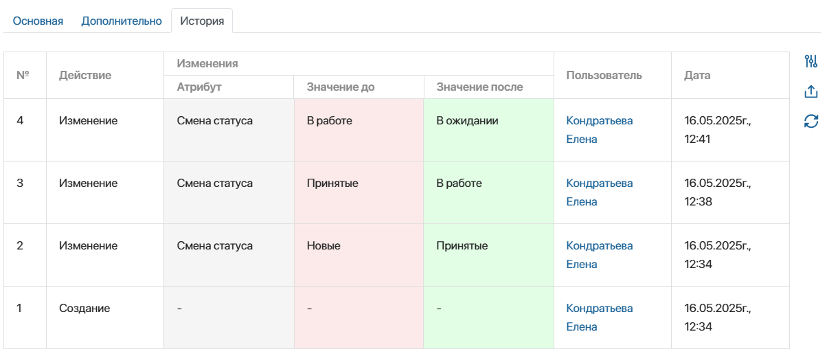 История изменений в ELMA365 Клиентский сервис
