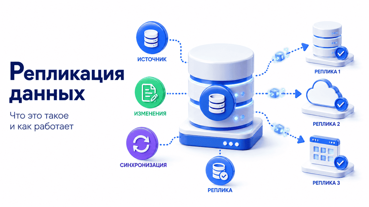 Репликация данных между базами данных и информационными системами, что такое
