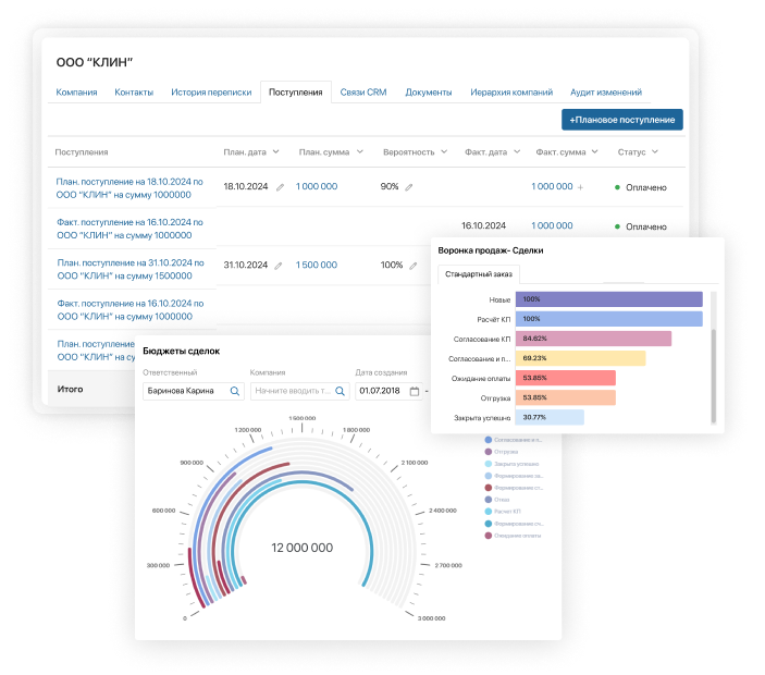 Low-code CRM для оптовых продаж