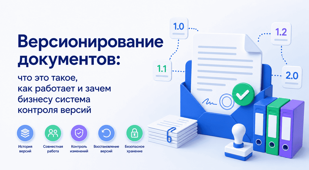 Версионирование документов: система контроля версий документов, история изменений и управление редакциями