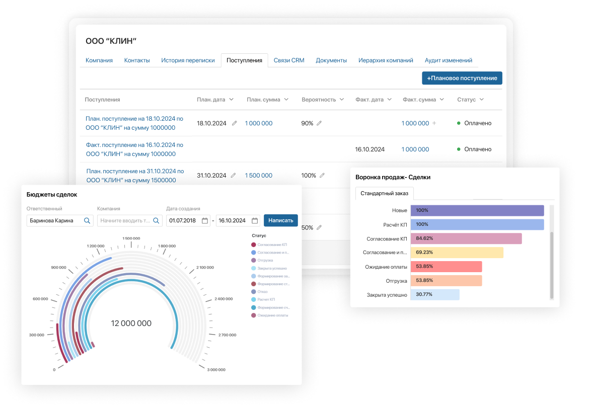 Low-code CRM для оптовых продаж