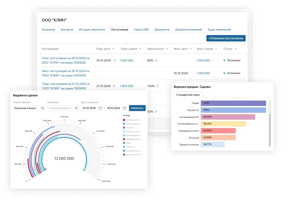 Low-code CRM для оптовых продаж